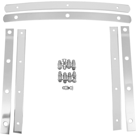 MEMPHIS SHADES SLIMS WINDSHIELD STRAPS POLISHED STEEL - Driven Powersports Inc.MEM0914