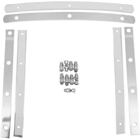 MEMPHIS SHADES SLIMS WINDSHIELD STRAPS POLISHED STEEL - Driven Powersports Inc.MEM0914