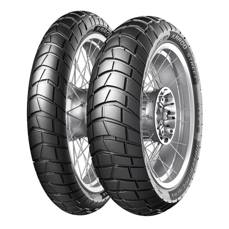 METZELER KAROO STREET TIRE 110/80R19 (59V) - FRONT Teal - Driven Powersports