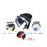 MICHELIN 29 X 2.40 WILD ENDURO MAGI-X TS TLR TIRE FOLD FRONT MTB/EBK Information - Driven Powersports