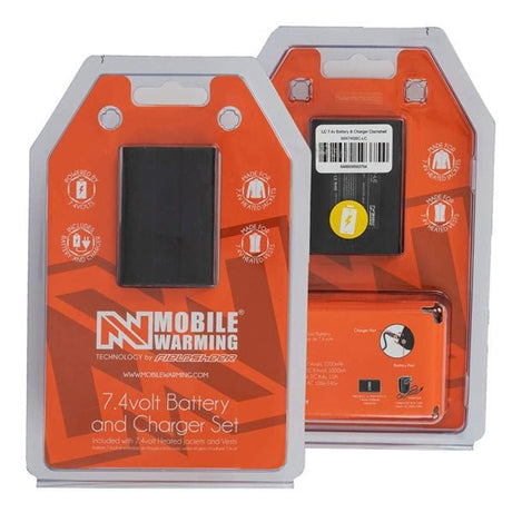 MOBILE WARMING 7.4V BATTERY AND CHARGER (MW74SBC - LC) - DRIVEN Canada's Powersports 648609593754MW74SBC - LC
