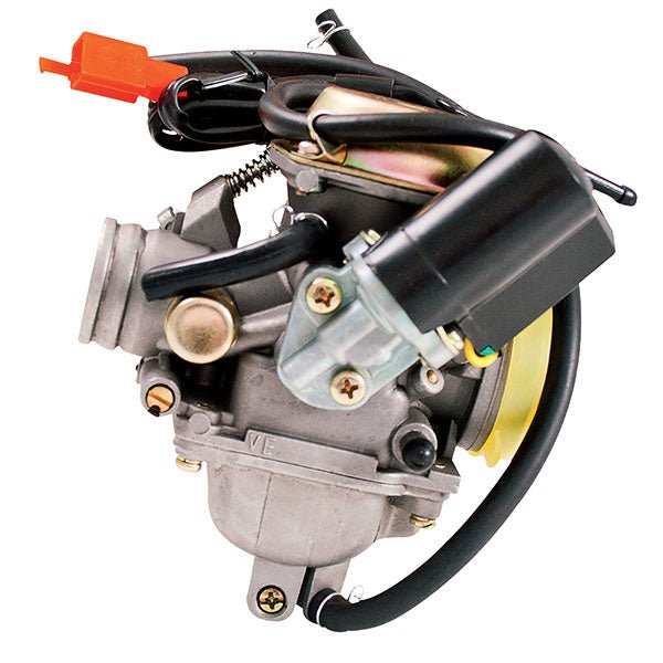 MOGO/OUTSIDE DISTRIBUTING COMPLETE GY6 STYLE 125 - 150 CC CARBURETOR WITH ELECTRIC CHOKE (03 - 0026) - DRIVEN Canada's Powersports 87428500019803 - 0026