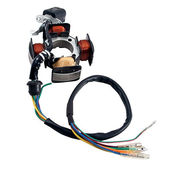 MOGO/OUTSIDE DISTRIBUTING MOGO PARTS STATOR, 4 - COIL (6 - WIRE), BULLET CONNECTORS (08 - 0202) - DRIVEN Canada's Powersports 87428500123208 - 0202