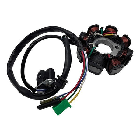 MOGO/OUTSIDE DISTRIBUTING MOGO - PARTS - STATOR - 8COIL - 32 - WIRE - 4SLOT - MALE - CONNECTOR - 080206 - Driven Powersports Inc.87428500127008 - 0206