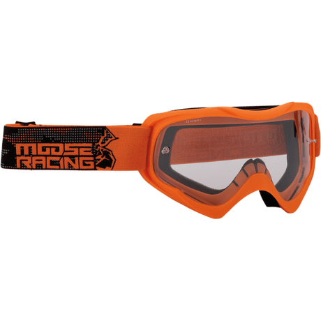 MOOSE RACING GOGGL QUALFR AGROID Orange Front - Driven Powersports