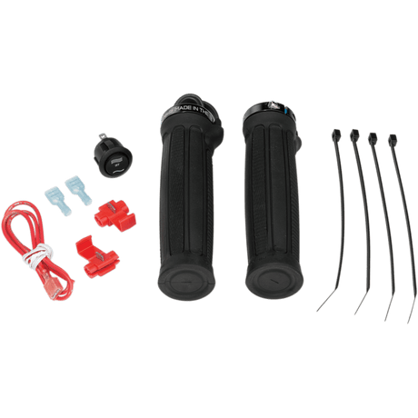 MOOSE RACING MOOSE CLAMP ON HI/LOW HEATED GRIPS - Driven Powersports Inc.0631 - 0187215208
