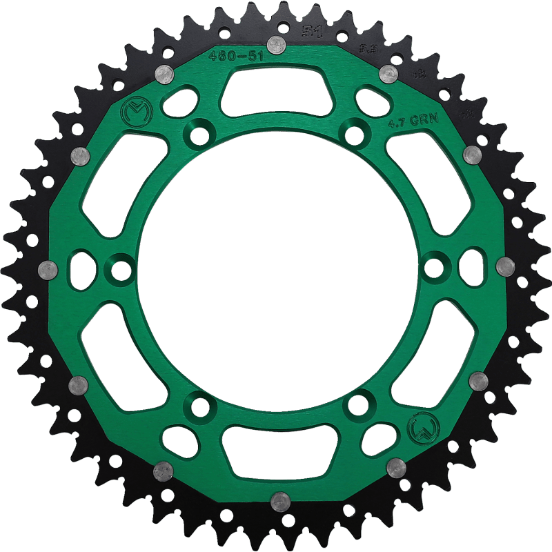 MOOSE RACING SPROCKET DUAL MSE 51 - Driven Powersports Inc.1210 - 14971210 - 460 - 51 - 15X
