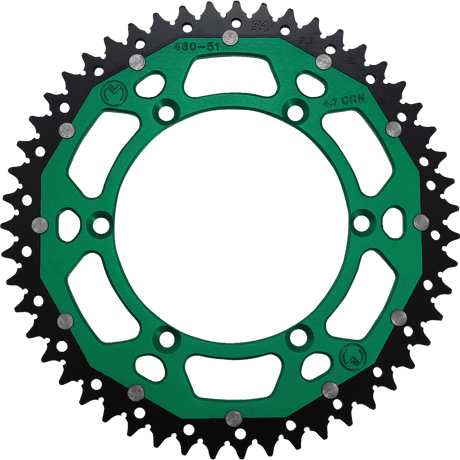 MOOSE RACING SPROCKET DUAL MSE 51 - Driven Powersports Inc.1210 - 14971210 - 460 - 51 - 15X