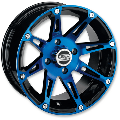 MOOSE UTILITY DIVISION TYPE 387X 14X8 4/110 4+4 MACHINED - Driven Powersports Inc.0230 - 0808387MOL148110BWB4