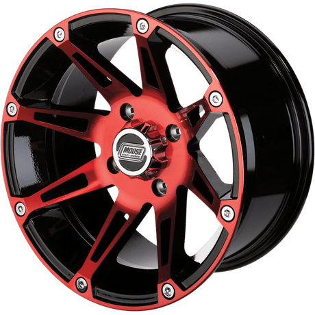 MOOSE UTILITY DIVISION TYPE 387X 14X8 4/110 4+4 MACHINED - Driven Powersports Inc.0230 - 0816387MOL148110BWR4