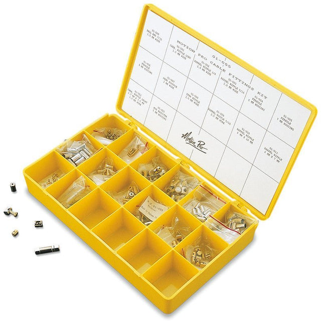 MOTION PRO CABLE FITTINGS SHOP KIT CW 195 FITTINGS & BOX - Driven Powersports Inc.01 - 0055