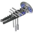 MOTION PRO WALL BRACKET FOR 08 - 0114 T - HANDLE RACK TOOL - Driven Powersports Inc.08 - 0435