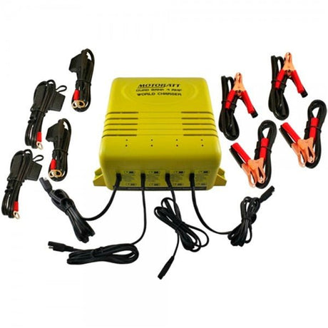 MOTOBATT BATTERY CHARGER MBC4B 4 STATIONS - DRIVEN Canada's Powersports 779420733118MBC4B