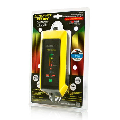 MOTOBATT BATTERY CHARGER FAT BOY (PDCFB) - DRIVEN Canada's Powersports 779420733019PDCFB