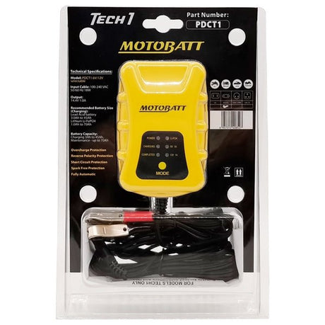 MOTOBATT BATTERY CHARGER PDCT1 TECH 1 - DRIVEN Canada's Powersports 779420732999PDCT1