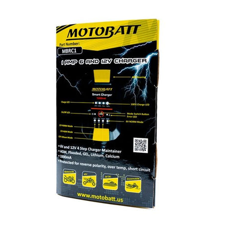 MOTOBATT BATTERY CHARGER MC1 (MBRC1) - DRIVEN Canada's Powersports 745558149497MBRC1