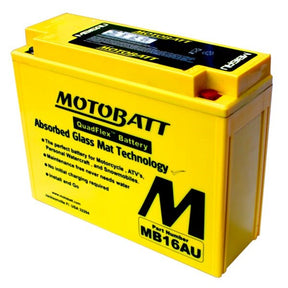 MOTOBATT MB16AU BATTERY QUADFLEX (MB16AU) - DRIVEN Canada's Powersports 779421335755MB16AU