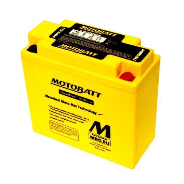 MOTOBATT MB5.5U BATTERY QUADFLEX (MB5.5U) - DRIVEN Canada's Powersports 779421335618MB5.5U
