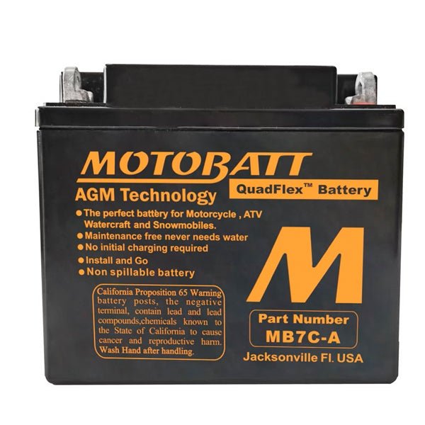 MOTOBATT MB7CA BATTERY QUADFLEX (MB7CA) - DRIVEN Canada's Powersports 882834109124MB7CA