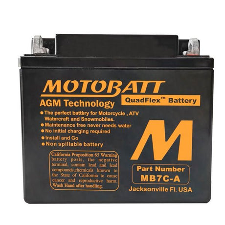 MOTOBATT MB7CA BATTERY QUADFLEX (MB7CA) - DRIVEN Canada's Powersports 882834109124MB7CA