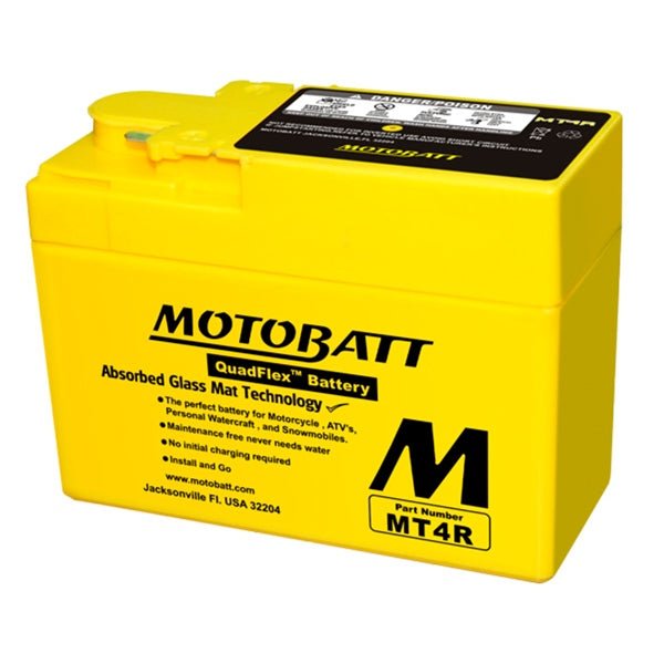 MOTOBATT MBT4R BATTERY QUADFLEX (MBT4R) - DRIVEN Canada's Powersports 779421335571MBT4R