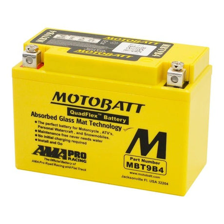MOTOBATT MBT9B4 BATTERY QUADFLEX (MBT9B4) - DRIVEN Canada's Powersports 779421335656MBT9B4
