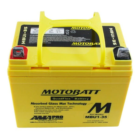 Motobatt MBU1 - 35 Battery Quadflex (MBU1 - 35) - DRIVEN Canada's Powersports 779421335847MBU1-35