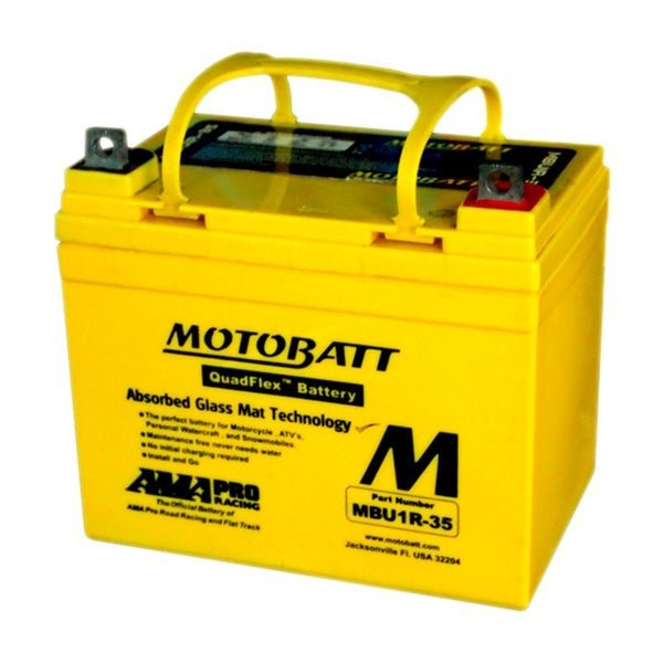 Motobatt MBU1R - 35 Battery Quadflex (MBU1R - 35) - DRIVEN Canada's Powersports 779421335854MBU1R-35