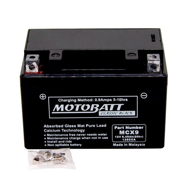 Motobatt MCX9 Battery AGM Classic (MCX9) - DRIVEN Canada's Powersports 779421336080MCX9