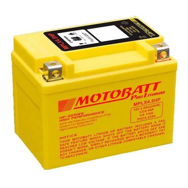 MOTOBATT MLXMAX - HP BATTERY PRO LITHIUM (MLXMAX - HP) - DRIVEN Canada's Powersports 779422520297MLXMAX - HP