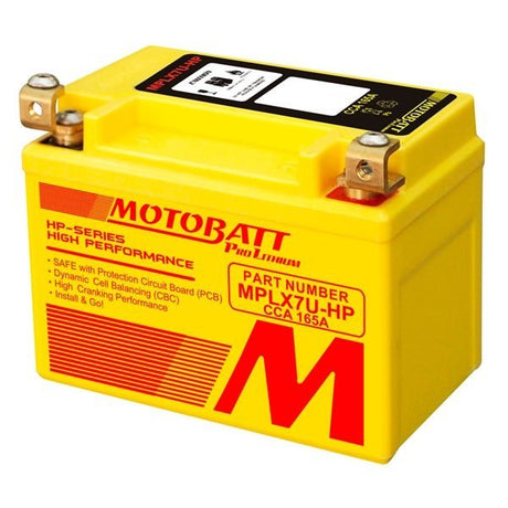 Motobatt MPLX7U - HP Battery Pro Lithium (MPLX7U - HP) - DRIVEN Canada's Powersports 779421336578MPLX7U-HP