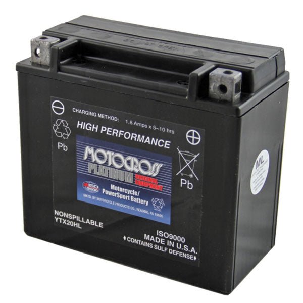 MOTOCROSS AGM HIGH PERFORMANCE BATTERY (MOSM620BH) - DRIVEN Canada's Powersports MOSM620BH