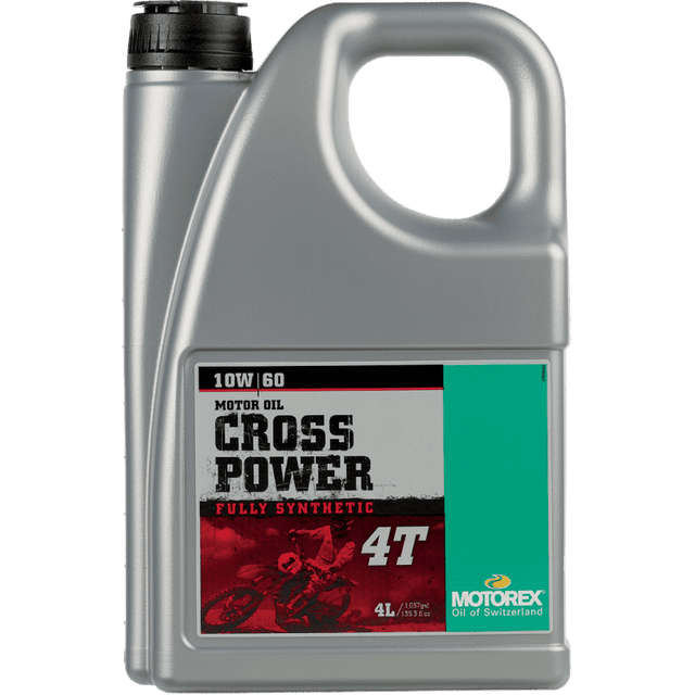 MOTOREX CROSS POWER 4T 10W60 - 4 LITER - Driven Powersports Inc.7611197124245306217