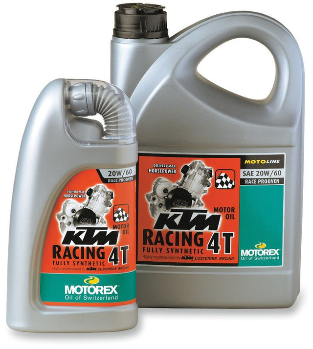 MOTOREX KTM RACING 4T 20W60 - 4 LITER - Driven Powersports Inc.7611197017721301346