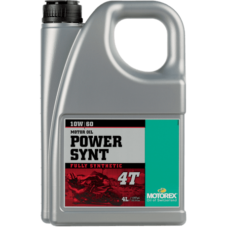 MOTOREX POWER SYNT 4T 10W60 - 4 LITER - Driven Powersports Inc.7611197124474306210