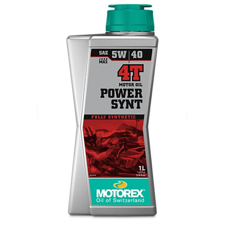 MOTOREX POWER SYNT 4T 5W40 4 LITER (305658) - DRIVEN Canada's Powersports 7611197124559305658