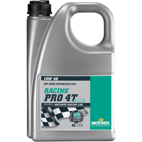 MOTOREX RACING PRO CROSS 4T 10W40 4L - Driven Powersports Inc.7611197122722305517