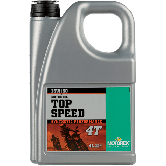 MOTOREX TOP SPEED 4T 15W50 - 4 LITER - Driven Powersports Inc.7611197116608304975