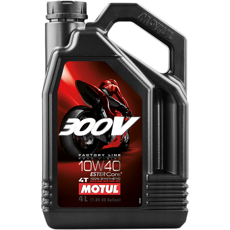 MOTUL 300V FACTORY LINE ROAD RACING 4T ENGINE OIL (104121) - DRIVEN Canada's Powersports 3374650247595104121