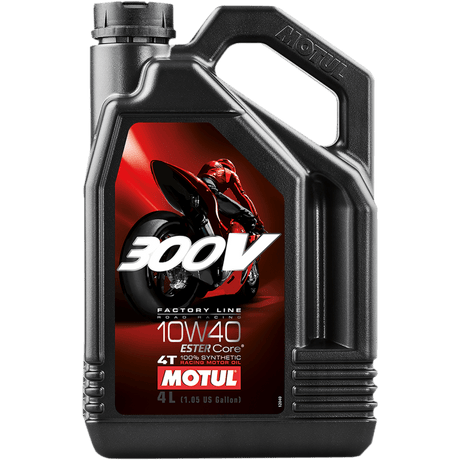 MOTUL 300V FACTORY LINE ROAD RACING 4T ENGINE OIL (104121) - DRIVEN Canada's Powersports 3374650247595104121
