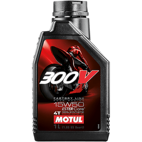MOTUL 300V FACTORY LINE ROAD RACING 4T ENGINE OIL (104125) - DRIVEN Canada's Powersports 3374650247632104125