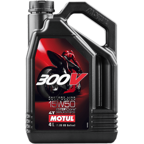 MOTUL 300V FACTORY LINE ROAD RACING 4T ENGINE OIL (104129) - DRIVEN Canada's Powersports 3374650247670104129