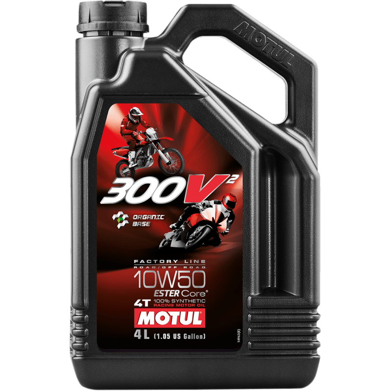 MOTUL 300V2 FACTORY LINE ROAD/OFF ROAD 4T ENGINE OIL (108587) - DRIVEN Canada's Powersports 3374650283579108587