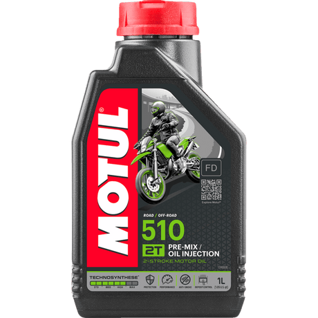 MOTUL 510 2T LOW 1L MOTUL Smoke Front - Driven Powersports