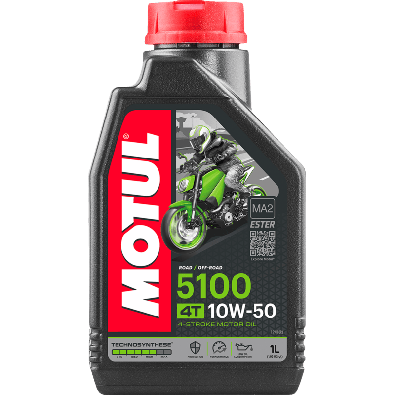 MOTUL 5100 4T ENGINE OIL (104074) - DRIVEN Canada's Powersports 3374650247144104074