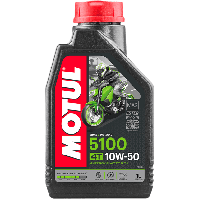 MOTUL 5100 4T ENGINE OIL (104074) - DRIVEN Canada's Powersports 3374650247144104074