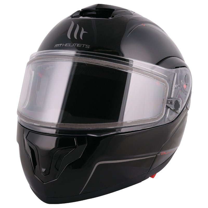 MT HELMETS ATOM V DOUBLE LENS HELMET BLACK (3XL) - DRIVEN Canada's Powersports 8502021IT - 025 - 213