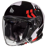 MT HELMETS THUNDER 3 JET SV HELMET - VENUS - RED (XS) Gloss Purple Red XS - Driven Powersports