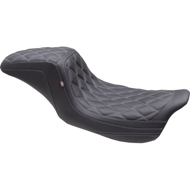 MUSTANG ONE PIECE 2 - UP SQUAREBACK SEAT DD GUN METAL STITCH FL 08 - 24 (75299GM) - DRIVEN Canada's Powersports 75299GM