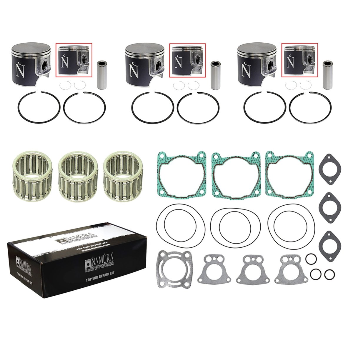 NAMURA TOP END REPAIR KIT (NW - 50000K1) - DRIVEN Canada's Powersports 758891118525NW - 50000K1